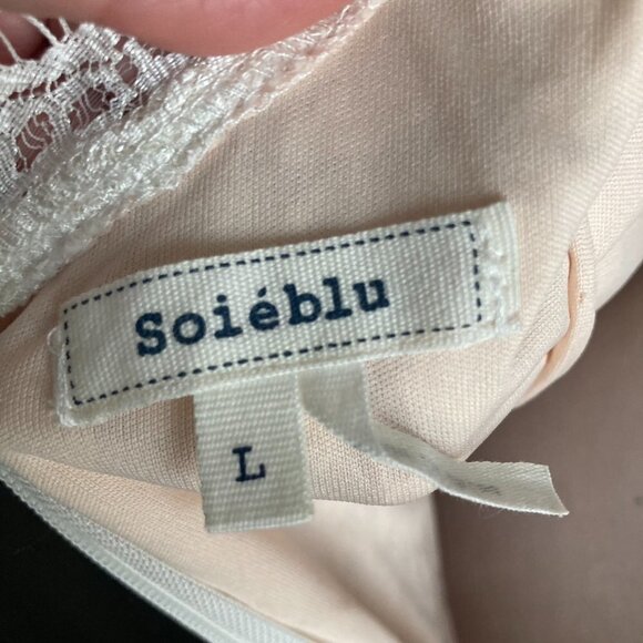 SOIEBLEU White Lace Cocktail Dress US L - Picture 10 of 12